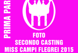 0 PRIMA PARTE COPERTINA SECONDO CASTING MISS CAMPI FLEGREI 2015